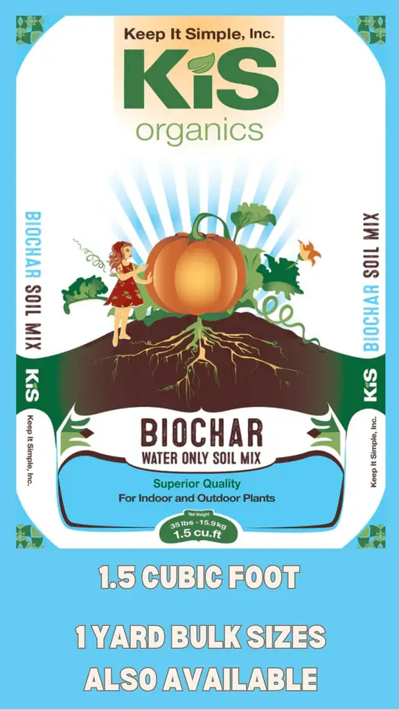 Kis Organics Biochar soil. The best soil for cannabis.