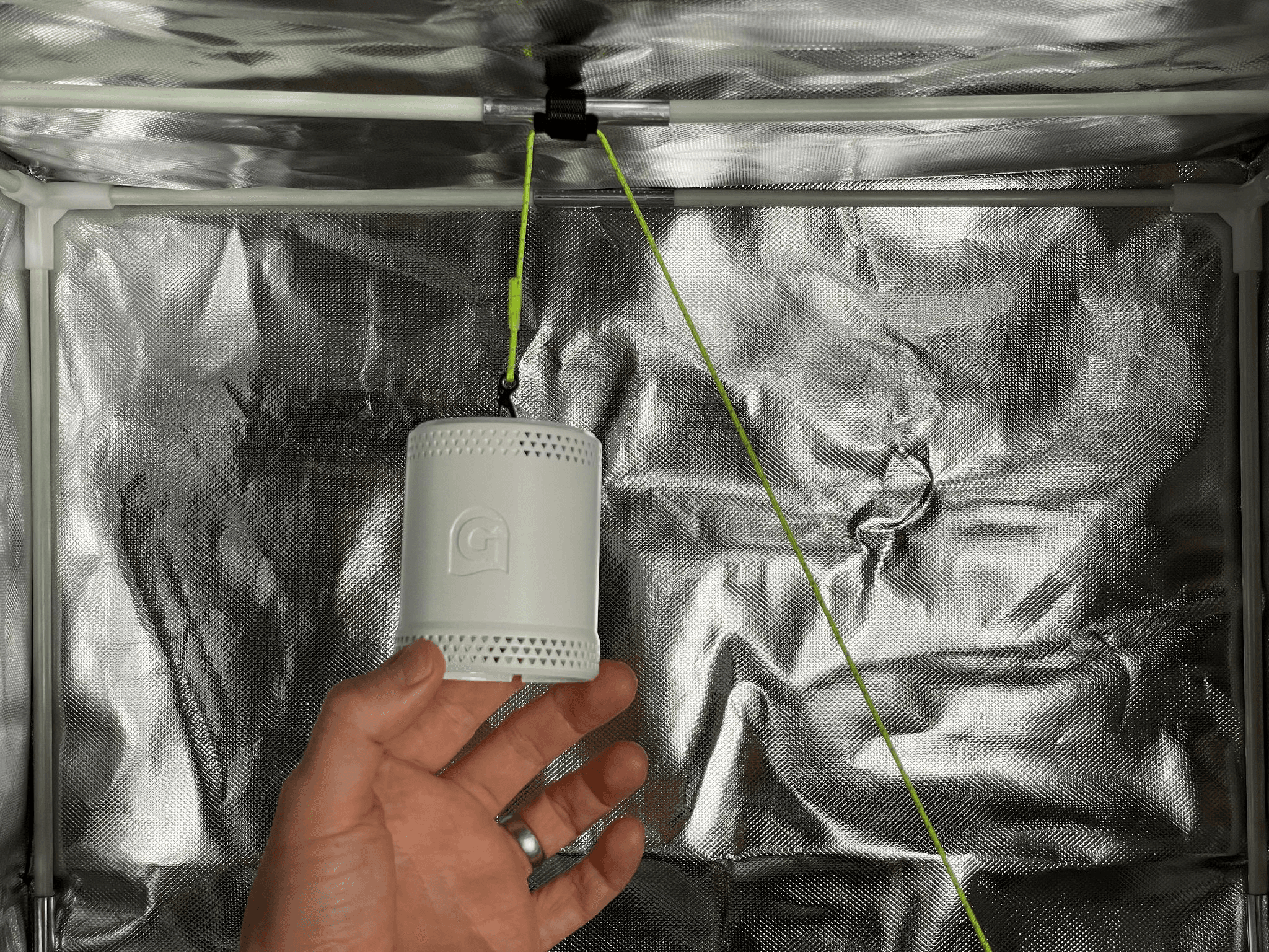 10 Sensor is now securely hung