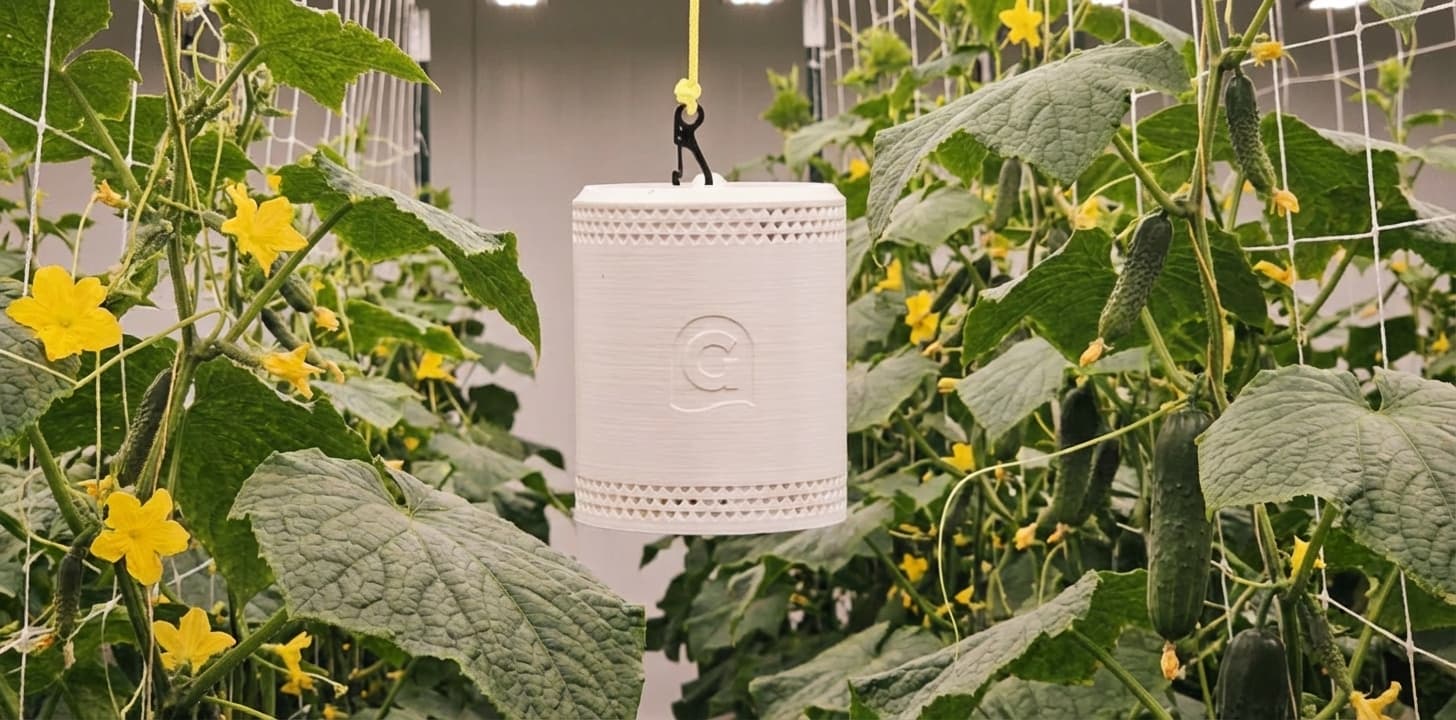 Grower using the Grow Sensor in a medical growing facility Hero