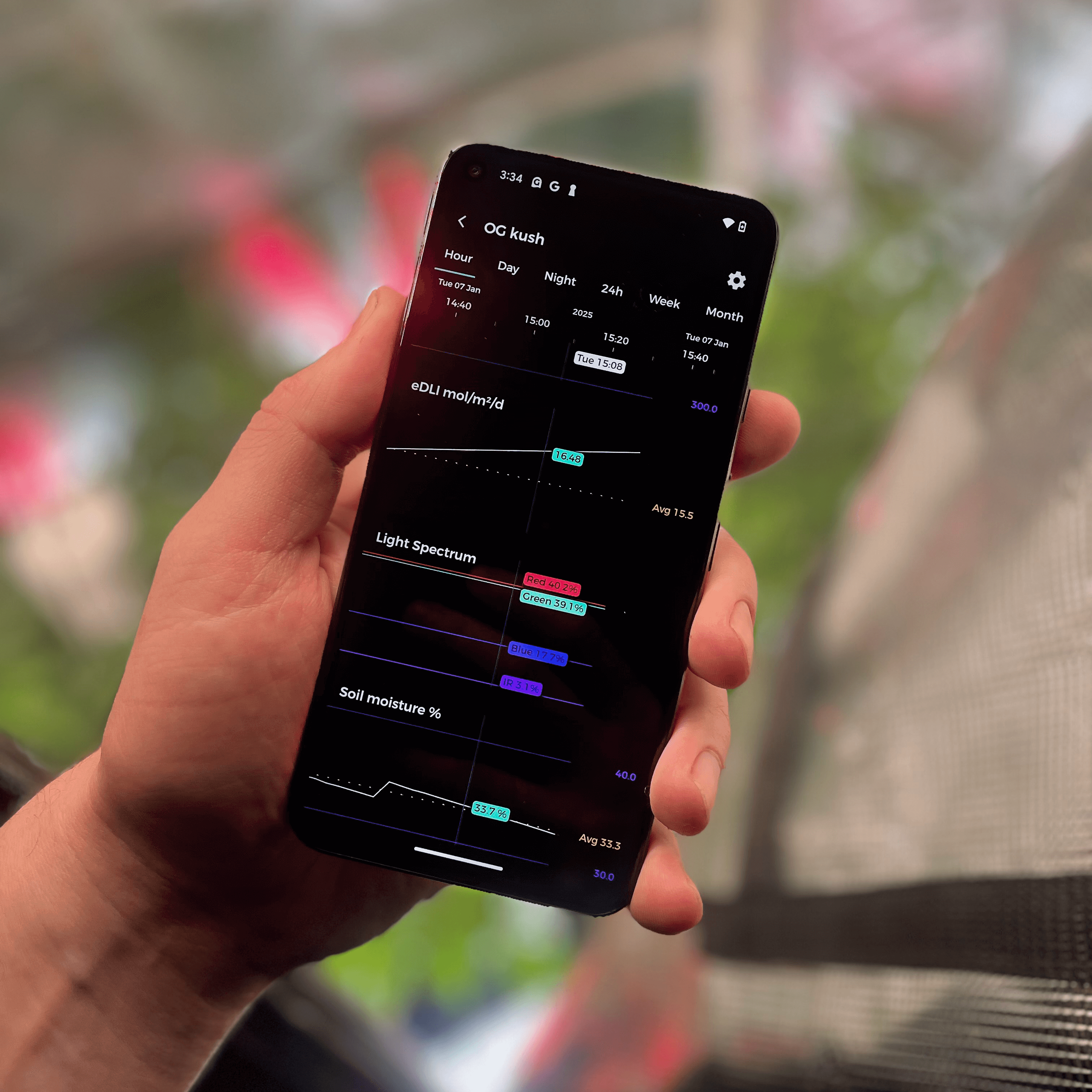 The Grow Sensor app